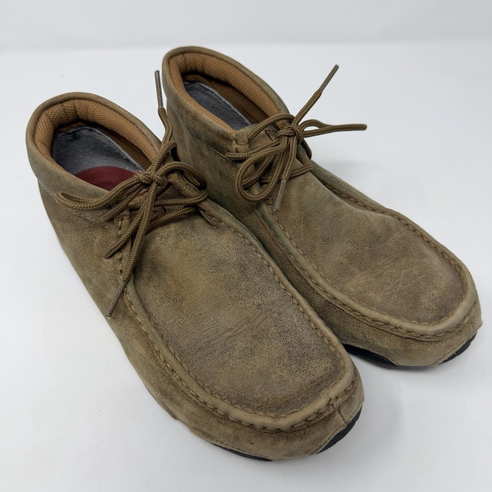 Women's Twisted X Driving Moc Chukka Boots Brown, WDM0001, Size 7M